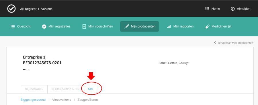 Verschaffersportaal-NRT-tool Waar vindt u de NRT-tool in het verschaffersportaal